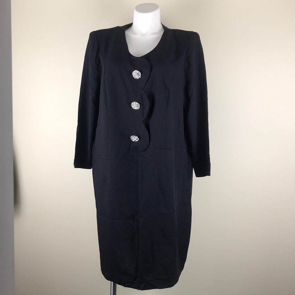 Vintage Long Sleeve Formal Dress